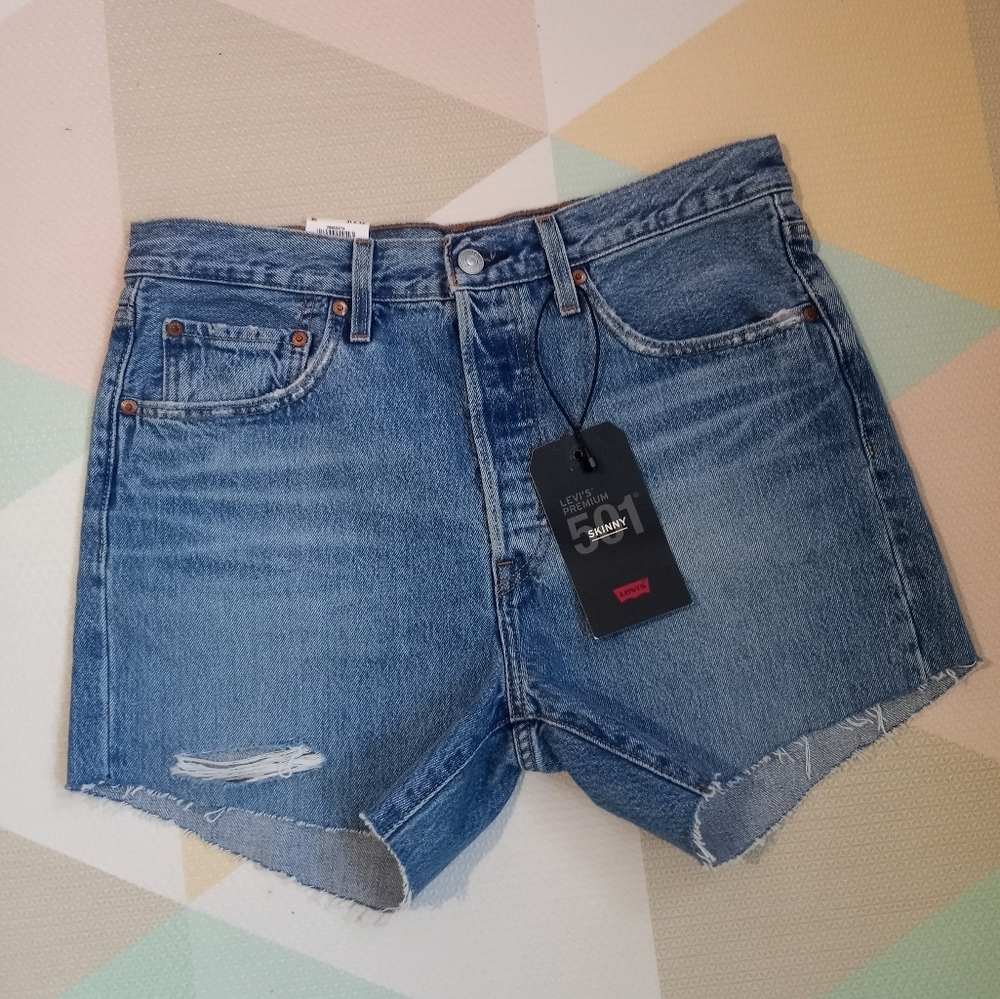 HIGHRISE LEVI JEAN SHORT 31X32